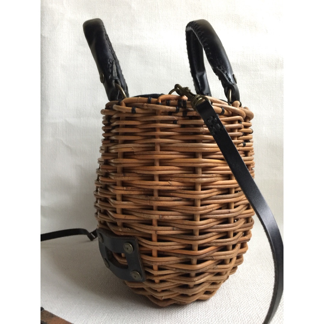 美品 ebagos エバゴス 2way カゴバッグ 黒の通販 by シャムロック