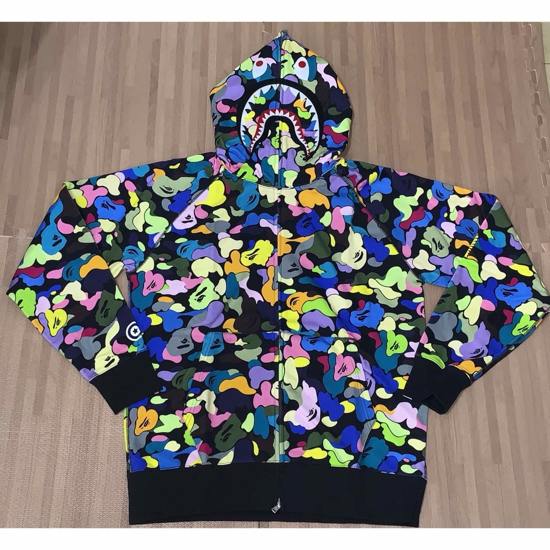 A BATHING APE - ☆激レア☆未使用☆ マルチカモ シャークパーカー ...