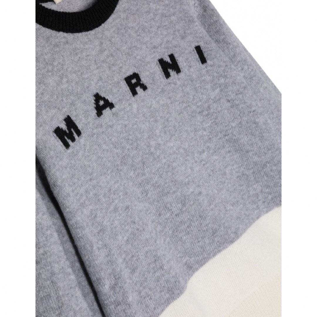 Marni(マルニ)のMARNI 人気のロゴニット　グレー　セーター新品タグ付 レディースのトップス(ニット/セーター)の商品写真