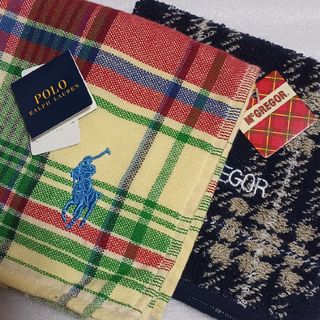 ポロラルフローレン(POLO RALPH LAUREN)のPOLO Ralph Lauren&Mc GREGOR☆タオルハンカチ2枚セッ(ハンカチ)