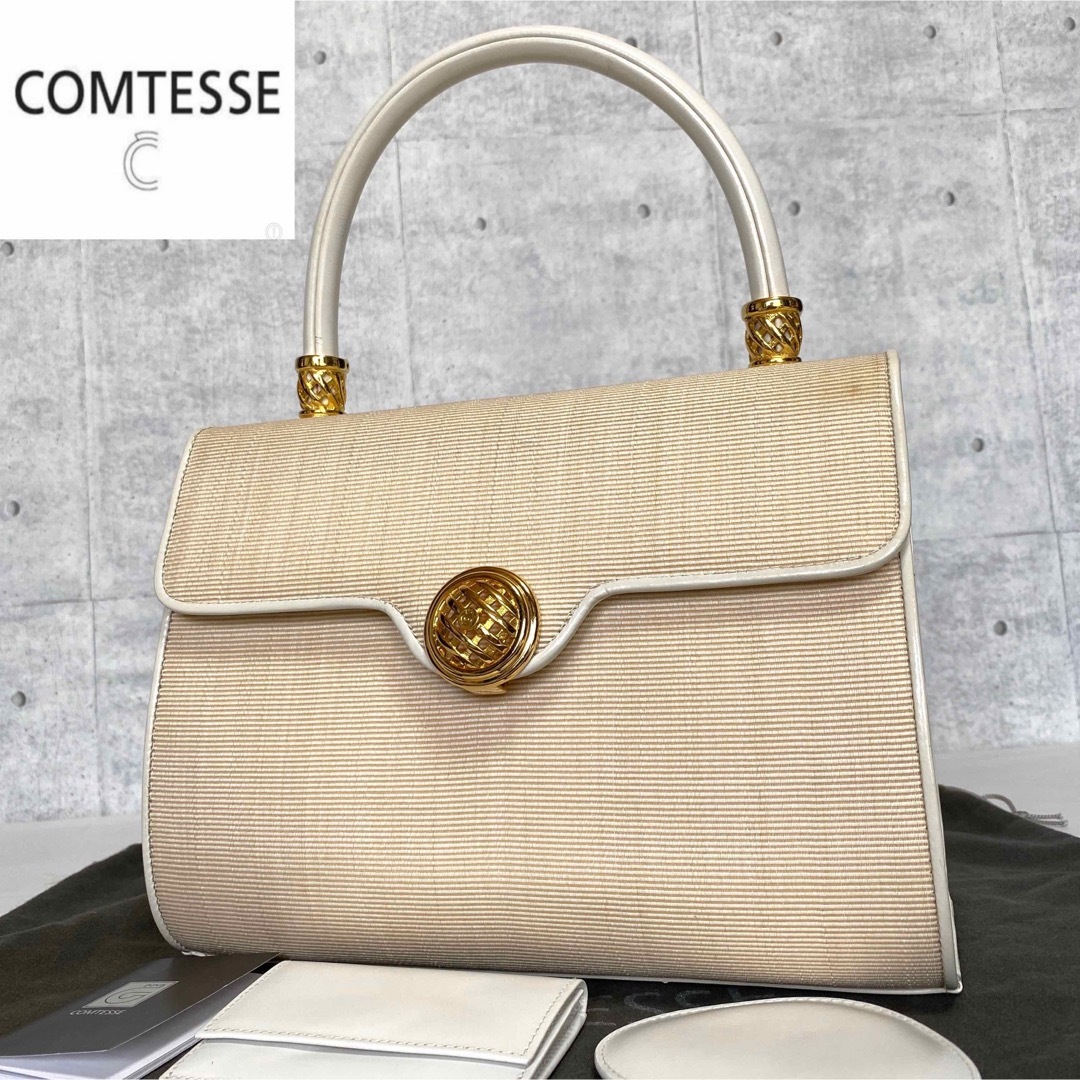 COMTESSE - 【良品】COMTESSE ホースヘア クリームベージュ ゴールド