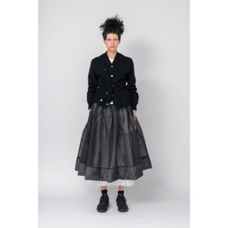 ブラックコムデギャルソン(BLACK COMME des GARCONS)のブラック コムデギャルソン 20AW フィルタークロススカート(ロングスカート)