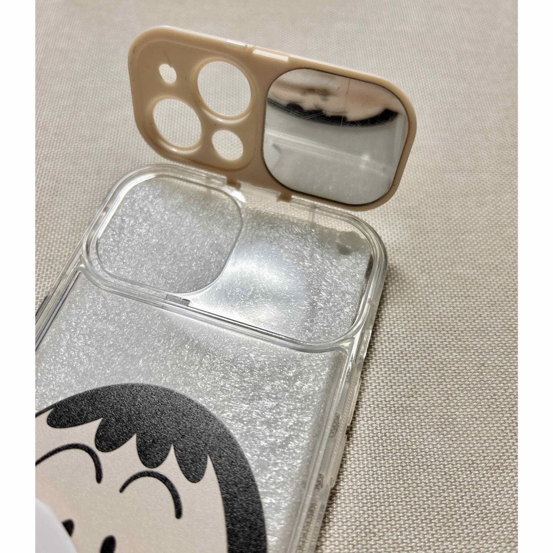 ぼーちゃん ボーちゃん ミラー付きiPhoneケース スマホ/家電/カメラのスマホアクセサリー(iPhoneケース)の商品写真