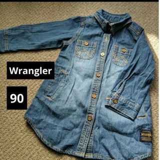 ラングラー(Wrangler)のWrangler（ラングラー）デニムワンピース　90サイズ(ワンピース)