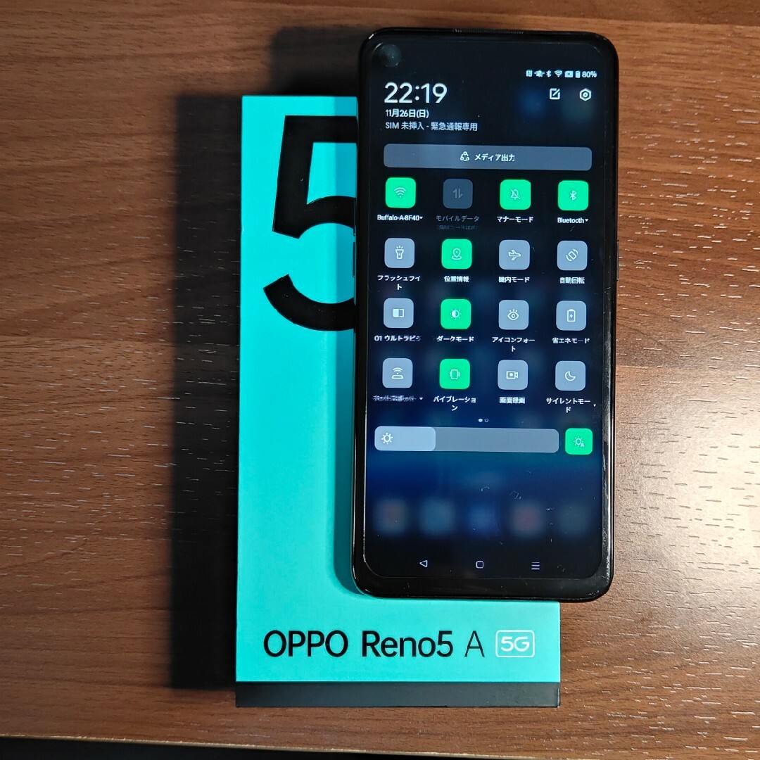 値下!OPPO Reno5 A 5G CPH2199 シルバーブラック 値下!OPPO Reno5 A 5G CPH2199 シルバーブラック