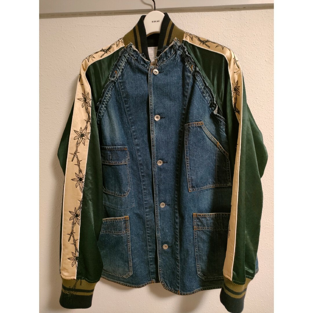 sacai dr.woo デニムスカジャン sacai dr.woo デニムスカジャン