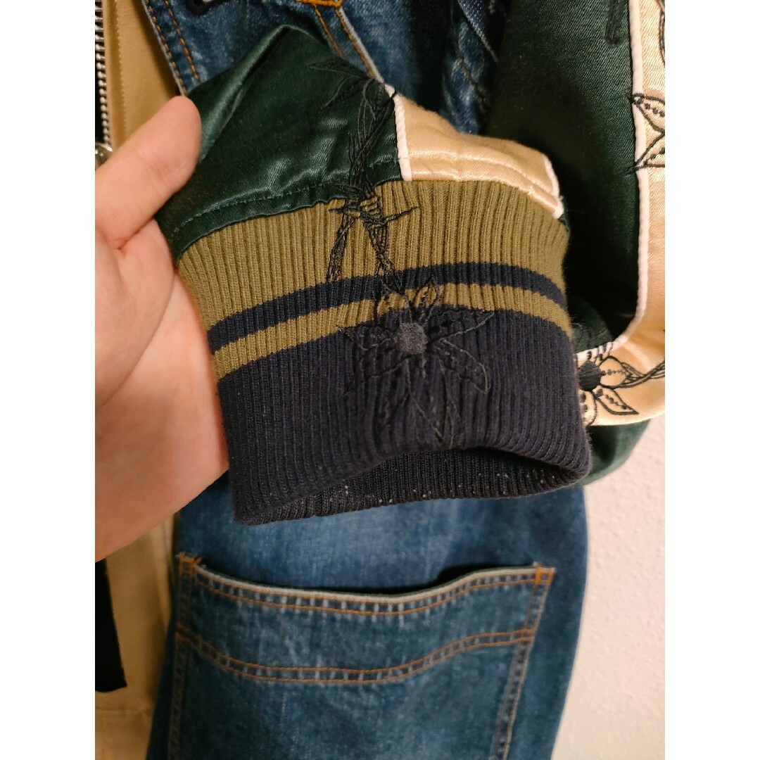 sacai dr.woo デニムスカジャン sacai dr.woo デニムスカジャン