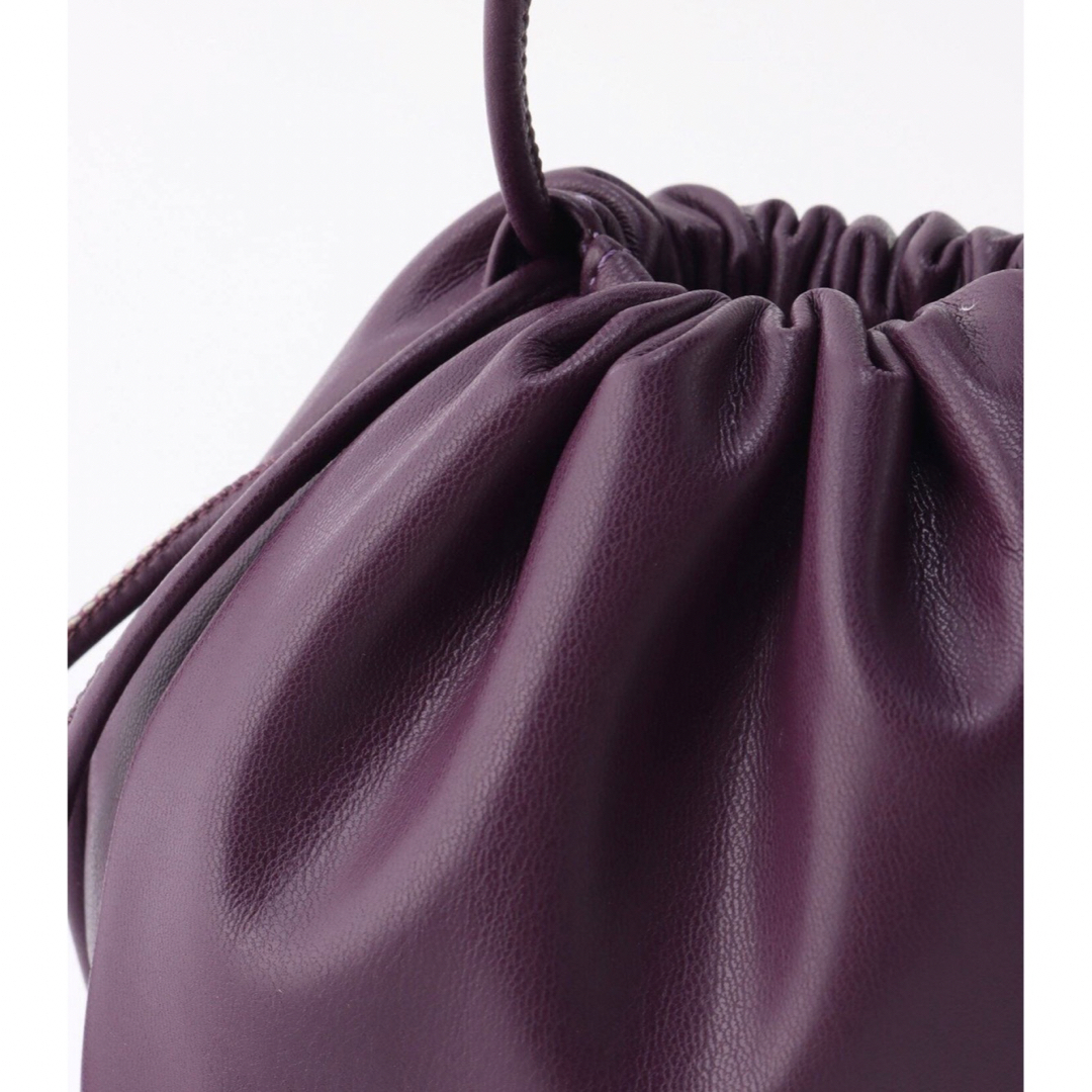 IENA(イエナ)の新品タグ付　IENA エスロー DRAWSTRING ショルダーバッグ パープル レディースのバッグ(ショルダーバッグ)の商品写真