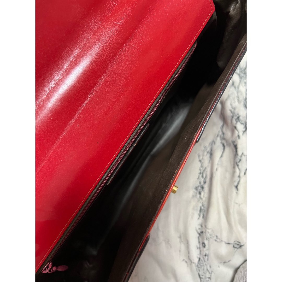 PHILIPPE MODEL(フィリップモデル)のフィリップモデル ヴィンテージハンドバッグ 赤 レッド レディースのバッグ(トートバッグ)の商品写真