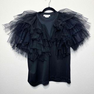 COMME des GARCONS 22SS ビッグカラー チュールカットソー