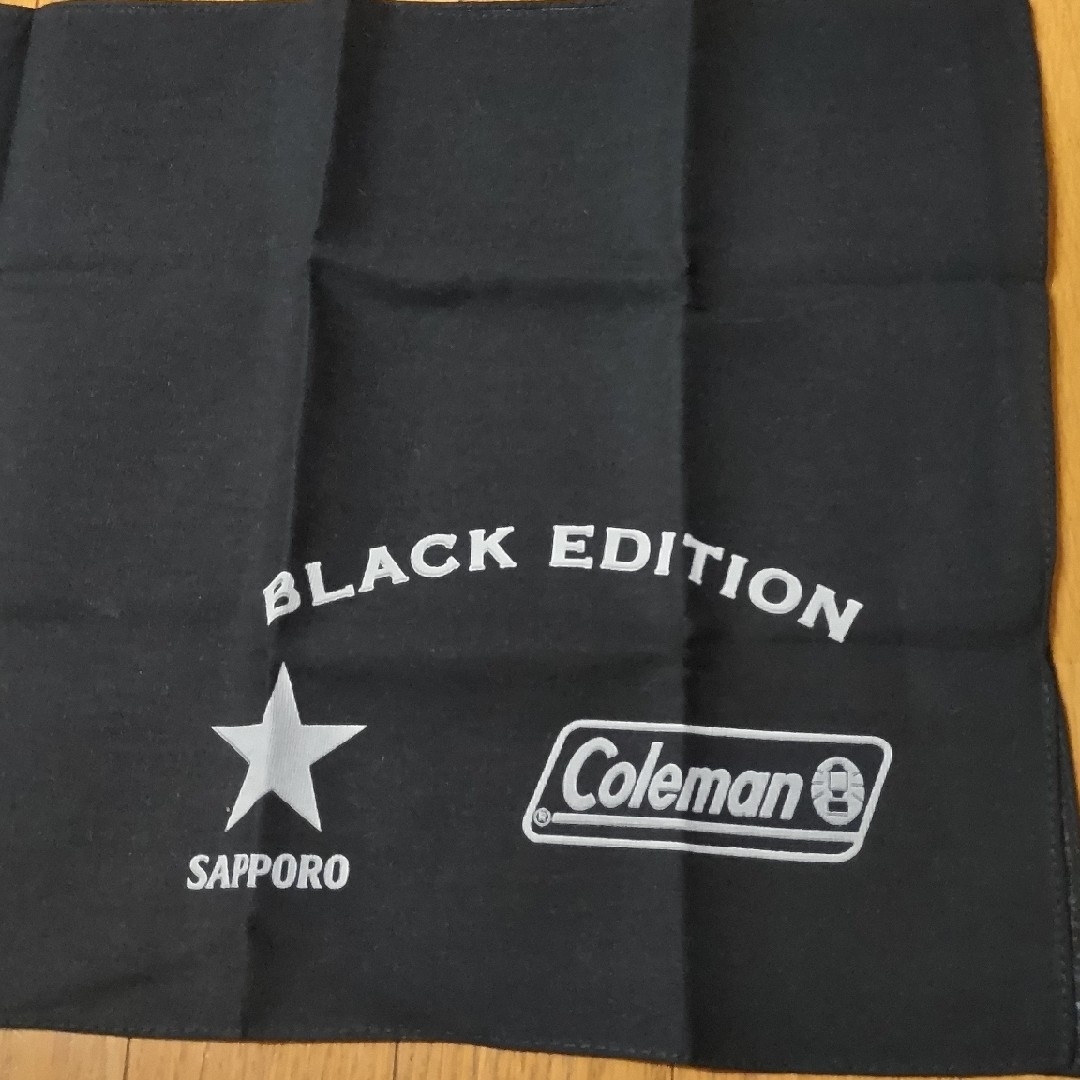 Coleman(コールマン)のColeman　SAPPORO　ブラック手ぬぐい エンタメ/ホビーのコレクション(ノベルティグッズ)の商品写真