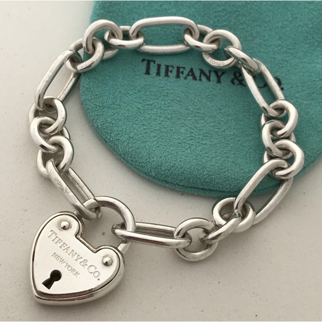 Tiffany ラブ ロック オーバル チェーンブレスレット 希少 | フリマアプリ ラクマ