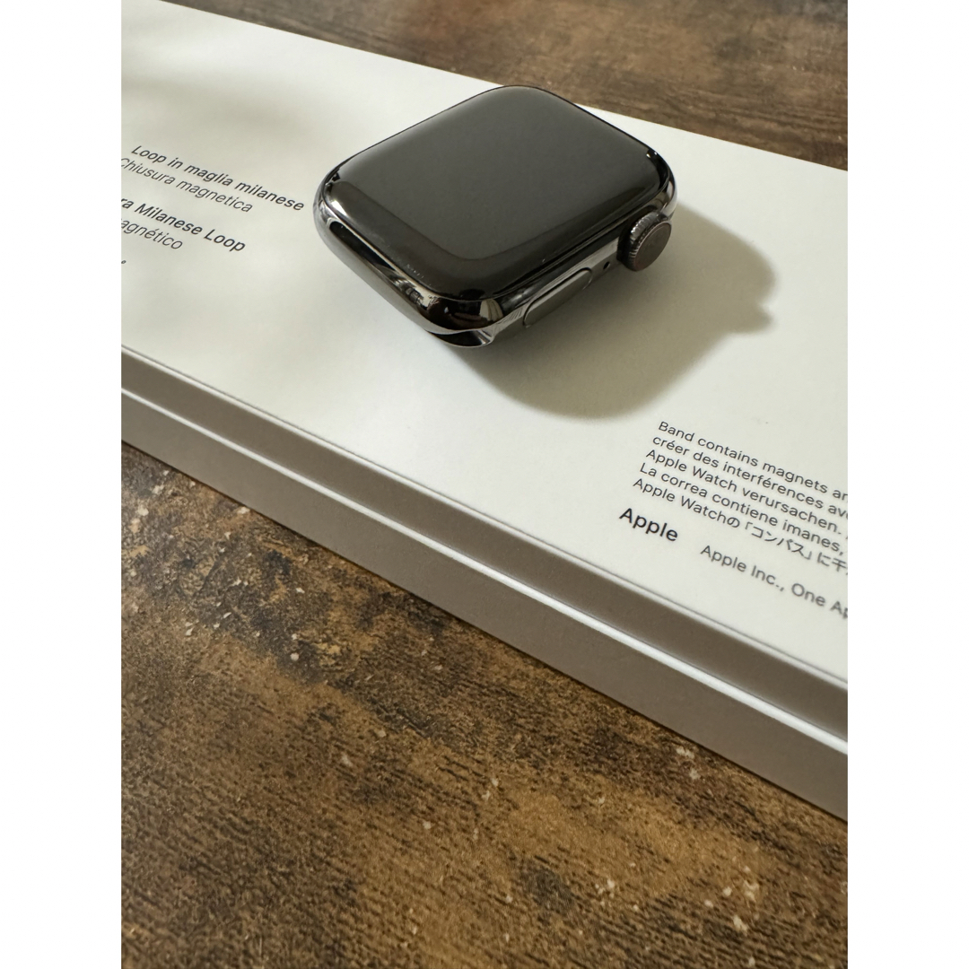 Apple - Apple Watch Series8 グラファイトステンレススチールケースの