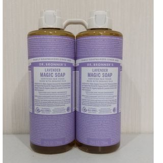 ドクターブロナー(Dr.Bronner)のドクターブロナー  マジックソープラベンダーの香り  739ml  ×  ２(ボディソープ/石鹸)