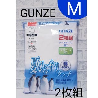 グンゼ(GUNZE)の新品未使用 GUNZEグンゼ メンズ肌着 インナーウェア V首半袖 M 2枚組(Tシャツ/カットソー(半袖/袖なし))