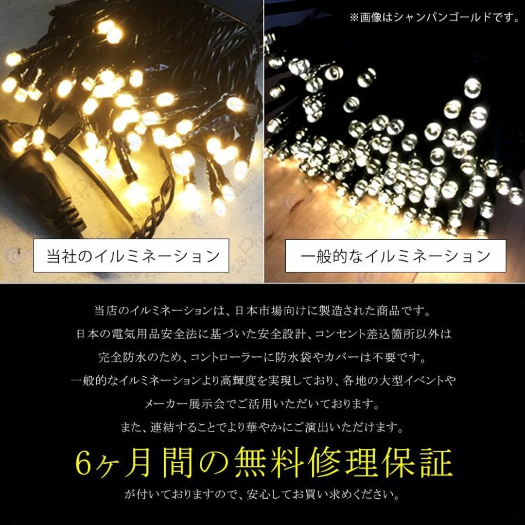 【日本市場向け】 ホテル装飾の輝き 丈夫 屋外 イベント 展示会 イルミネーショ スポーツ/アウトドアのアウトドア(ライト/ランタン)の商品写真