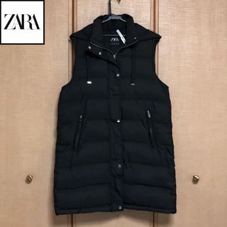 ザラ(ZARA)の【クリーニング済】ZARA ウォーターレペレントパフベスト Mサイズ(ダウンベスト)