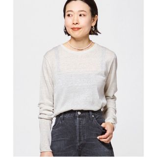 エーピーストゥディオ(AP STUDIO)のAP STUDIO  グリッターTシャツ(カットソー(長袖/七分))