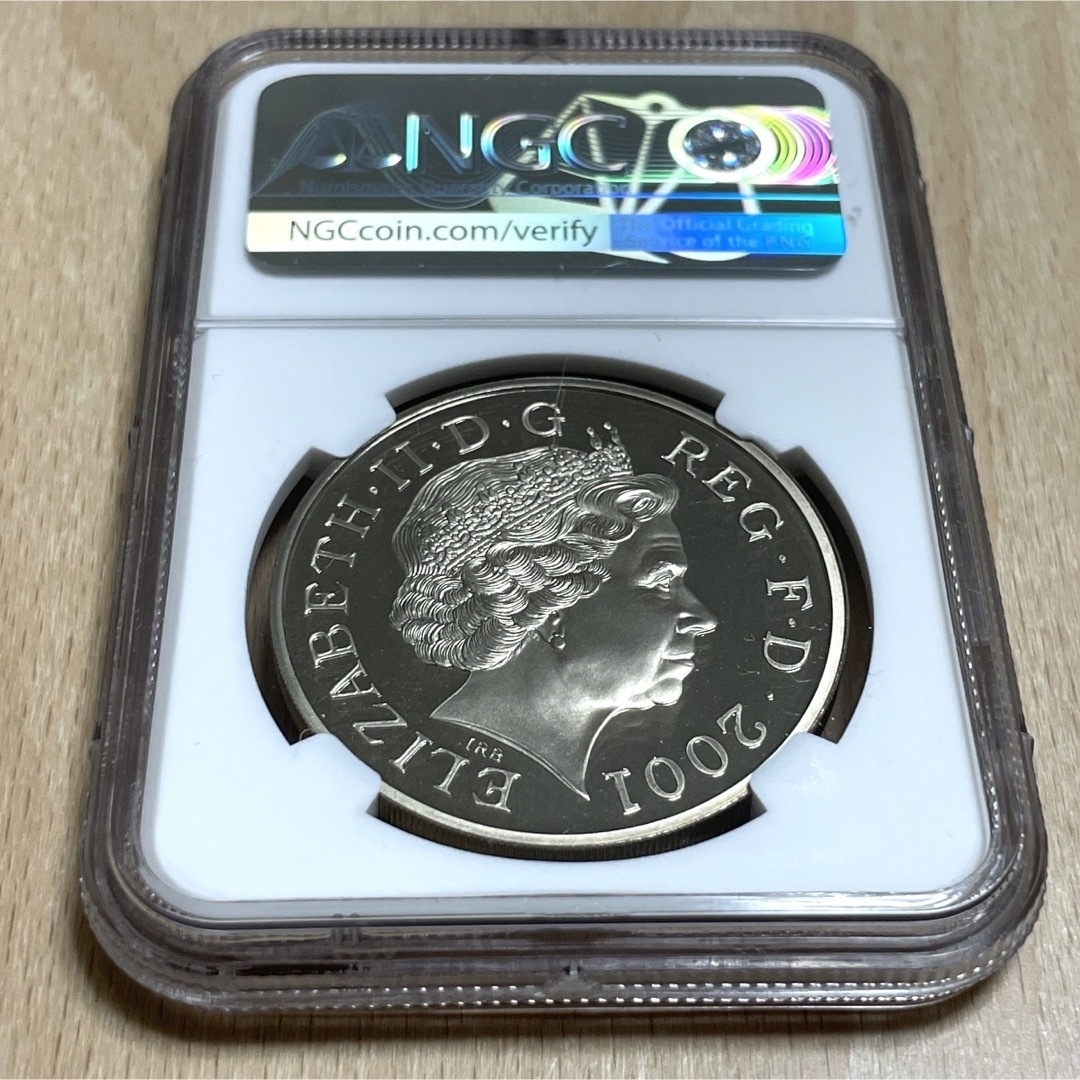 2001年 ヴィクトリア女王没後100周年記念 5ポンド銀貨 NGC PF68の通販