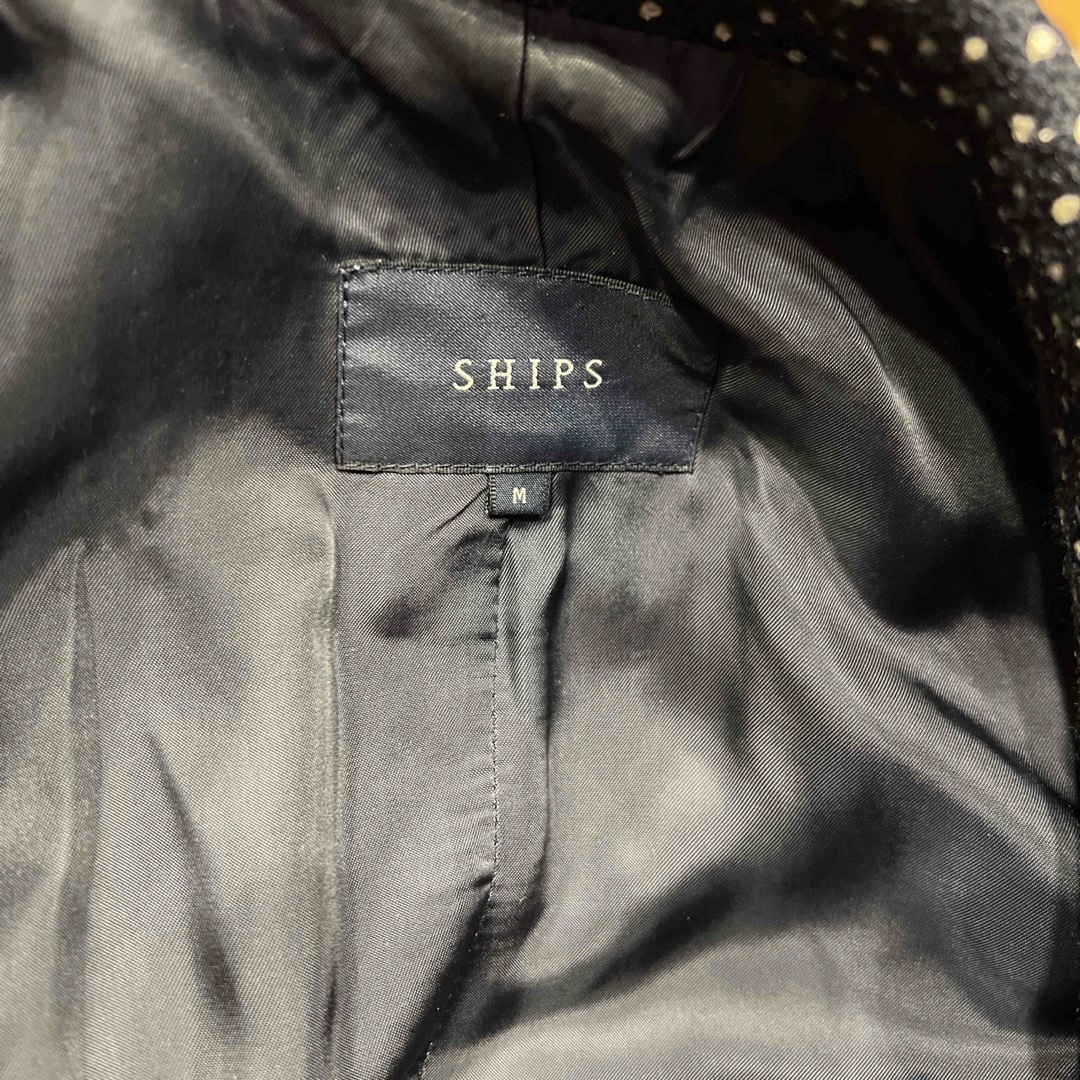SHIPS(シップス)のSHIPS シップス　コート　ドット柄 レディースのジャケット/アウター(ロングコート)の商品写真