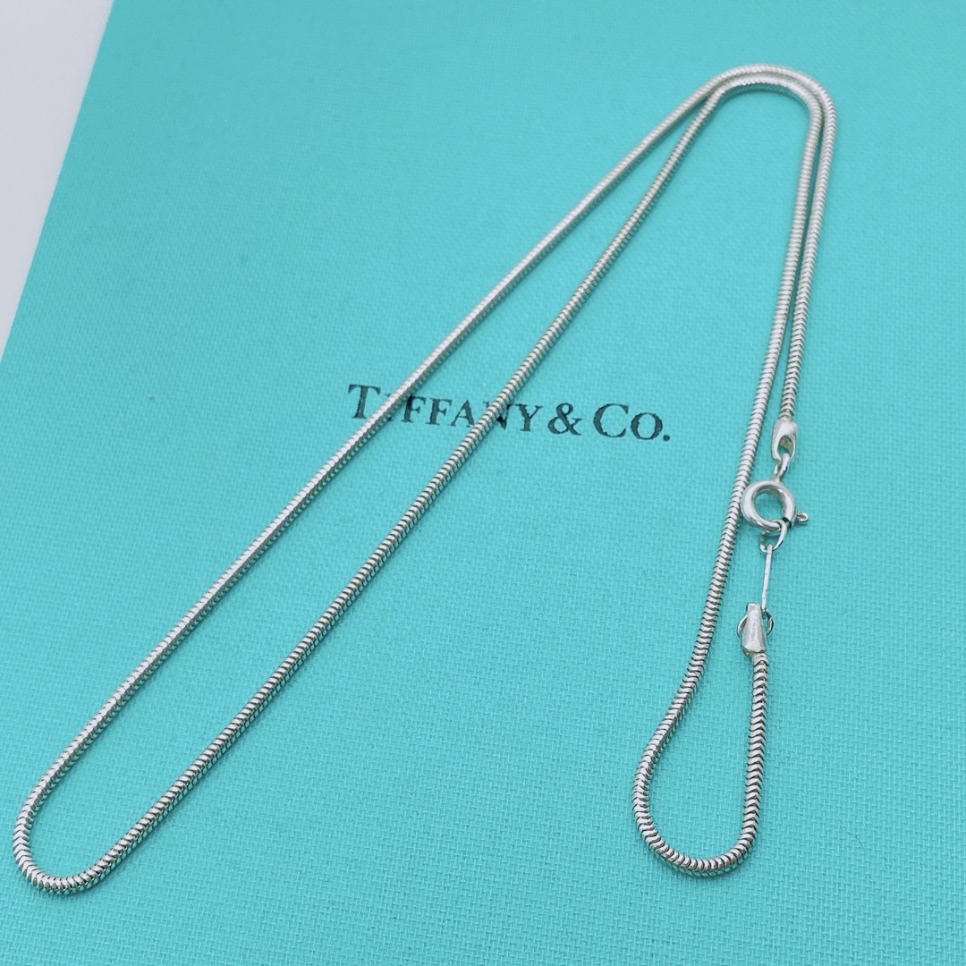 【美品】Tiffany \u0026 Co. スネークチェーン　約47cm シルバー925ゆひアクセサリーshop