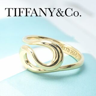 ティファニー(Tiffany & Co.)のティファニー TIFFANY K18YG オープンウェーブ リング 7号(リング(指輪))