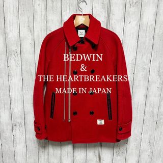 ベドウィンアンドザハートブレイカーズ(BEDWIN & THE HEARTBREAKERS)のBEDWIN&THE HEARTBREAKERS ピーコート！レッド！日本製！(ピーコート)