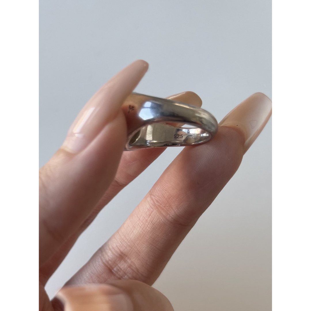 TOM WOOD(トムウッド)のパプル様専用　TOM WOOD Ring パール　ホワイト　リング　トムウッド メンズのアクセサリー(リング(指輪))の商品写真