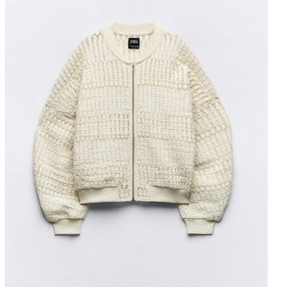 ザラ(ZARA)の《未使用》ZARA ラスティック ボンバー ジャケット(ブルゾン)