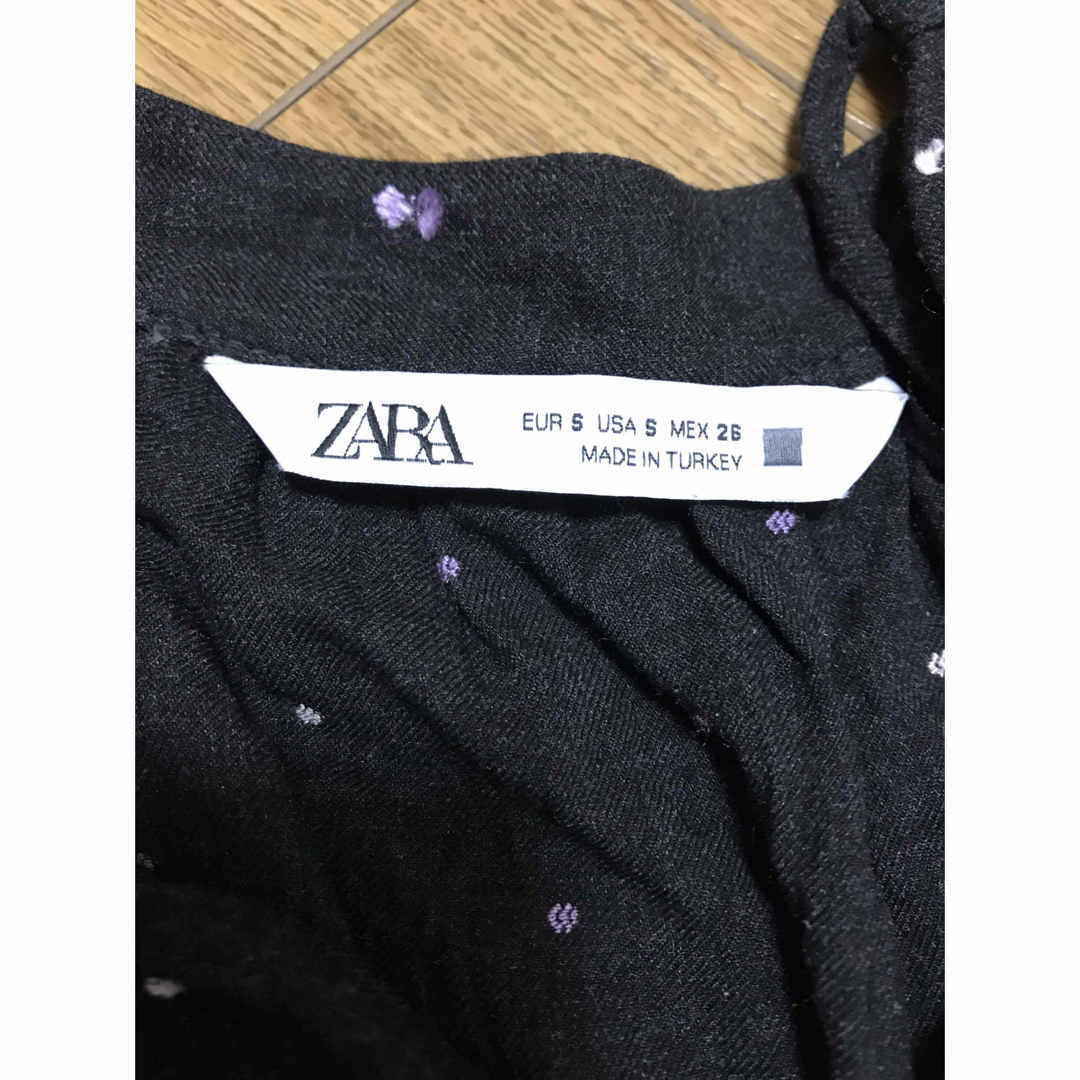 ZARA(ザラ)のザラ　ワンピース　トップスにも　長袖　マタニティにも　アース　ロペ　無印良品系 レディースのワンピース(ひざ丈ワンピース)の商品写真