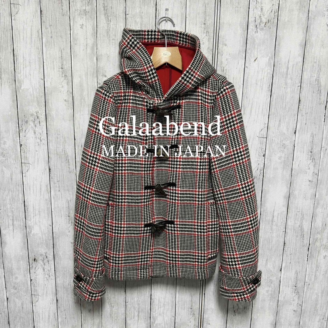 GalaabenD(ガラアーベント)のGalaabend 千鳥格子ダッフルジャケット！可愛い！日本製！ メンズのジャケット/アウター(ダッフルコート)の商品写真