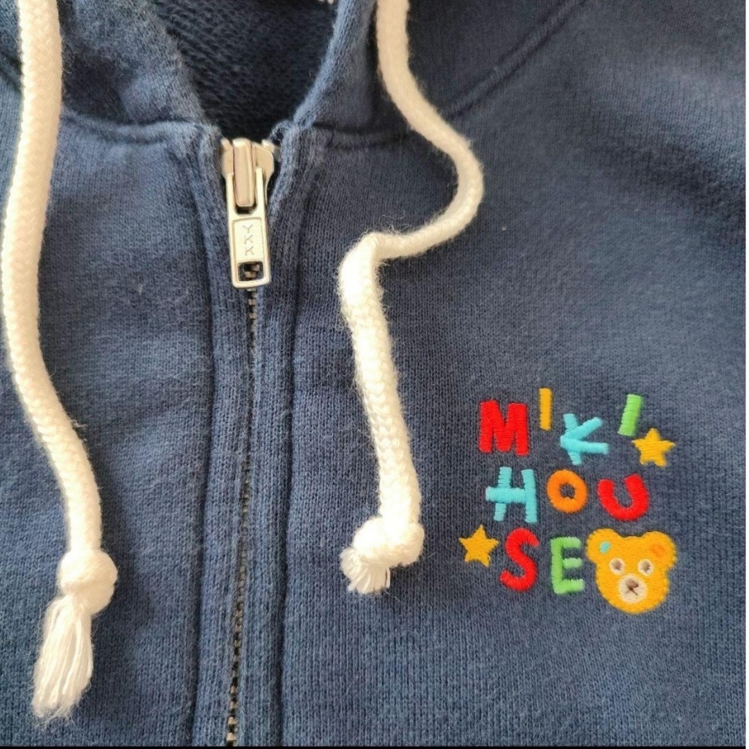 mikihouse(ミキハウス)のミキハウス ジップパーカー キッズ/ベビー/マタニティのキッズ服男の子用(90cm~)(ジャケット/上着)の商品写真