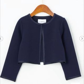 ユナイテッドアローズグリーンレーベルリラクシング(UNITED ARROWS green label relaxing)の新品　130 冠婚葬祭　女の子　フォーマル　子供　ボレロ　フォーマル　ジャケット(ドレス/フォーマル)