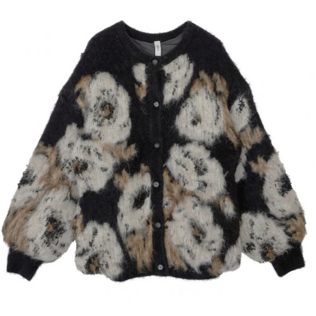 Ameri VINTAGE - VERONICA JACQUARD KNIT CARDIGAN の通販 by M