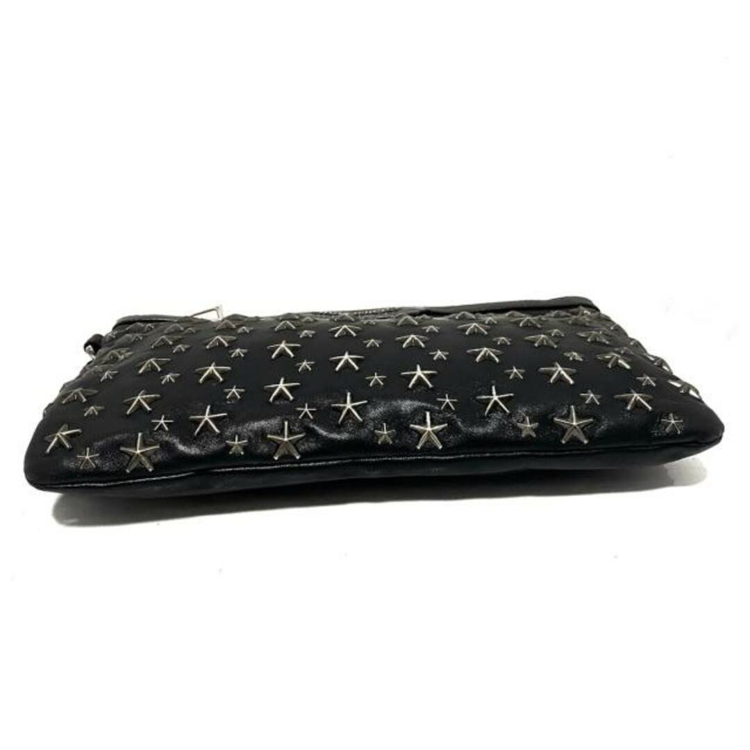 JIMMY CHOO - ジミーチュウ クラッチバッグ - 黒 レザーの通販 by