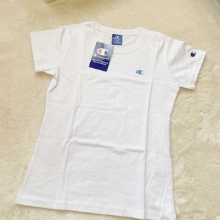 チャンピオン(Champion)の🎁格安✨新品タグ付き✨ジム着に☆チャンピオン✨白tｼｬﾂ(Tシャツ(半袖/袖なし))