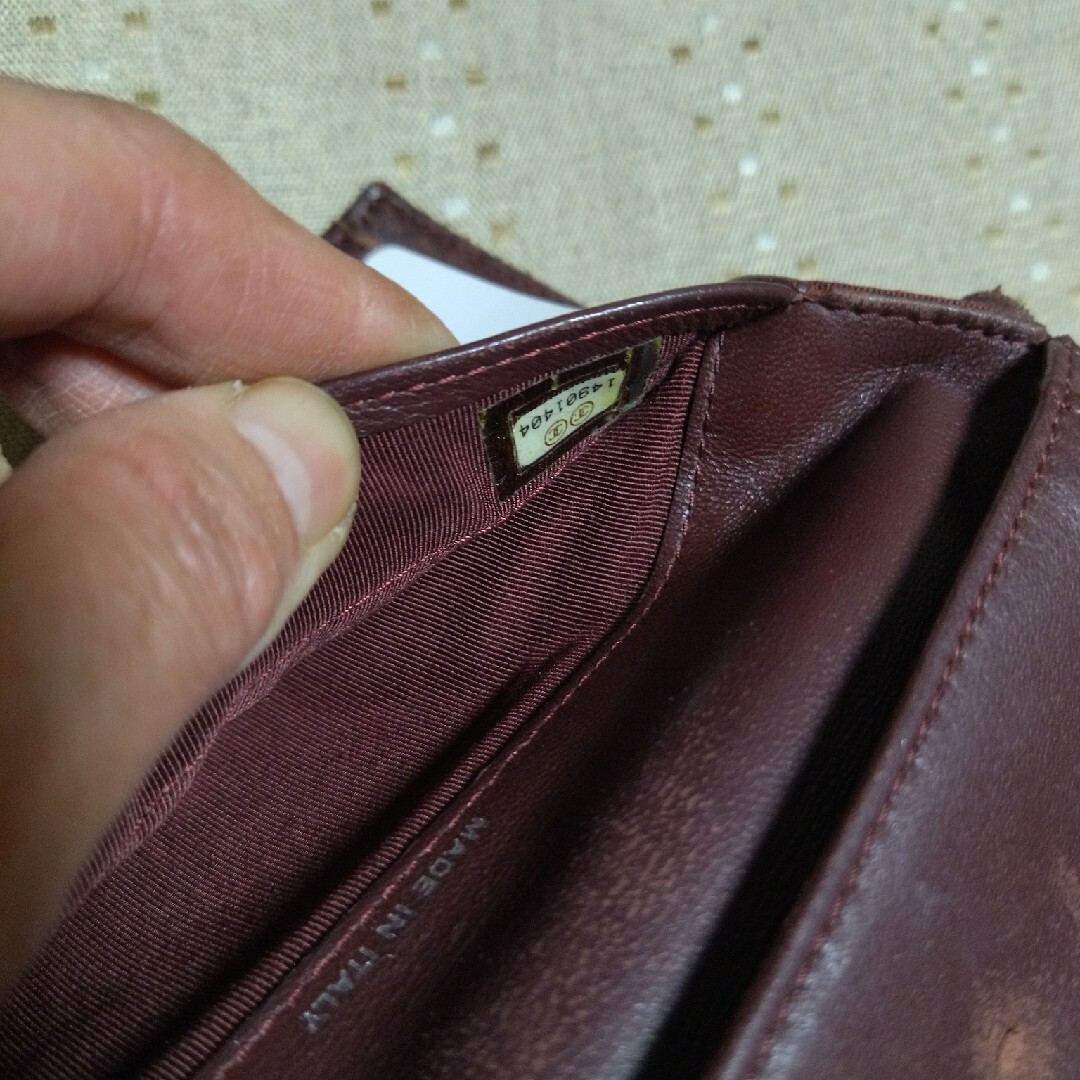 CHANEL(シャネル)のCHANEL マトラッセ財布 14901404 シール、カード付 リメイク用 レディースのファッション小物(財布)の商品写真