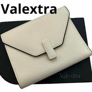 Valextra - ○極美品○ valextra イディジ 三つ折り財布 ホワイト