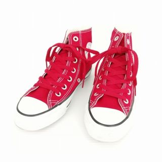 コンバース(CONVERSE)のオールスター ハイカット スニーカー キャンバス 美品 22.5cm レッド(スニーカー)