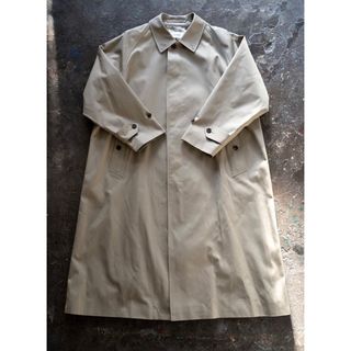 COMOLI - ciota スビンコットンギャバジンバルマカンコート(BEIGE) サイズ4