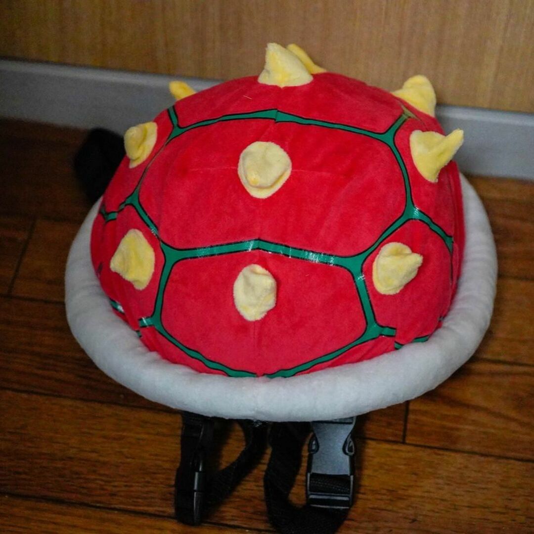 リュック トゲゾー 赤 ノコノコ 亀 コスプレ 30㎝ バッジ付 リュック トゲゾー 赤 ノコノコ 亀 コスプレ 30㎝ バッジ付
