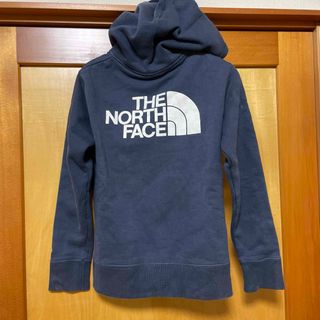 THE NORTH FACE ジップパーカー◎希少カラーデカロゴ コン色×黄色