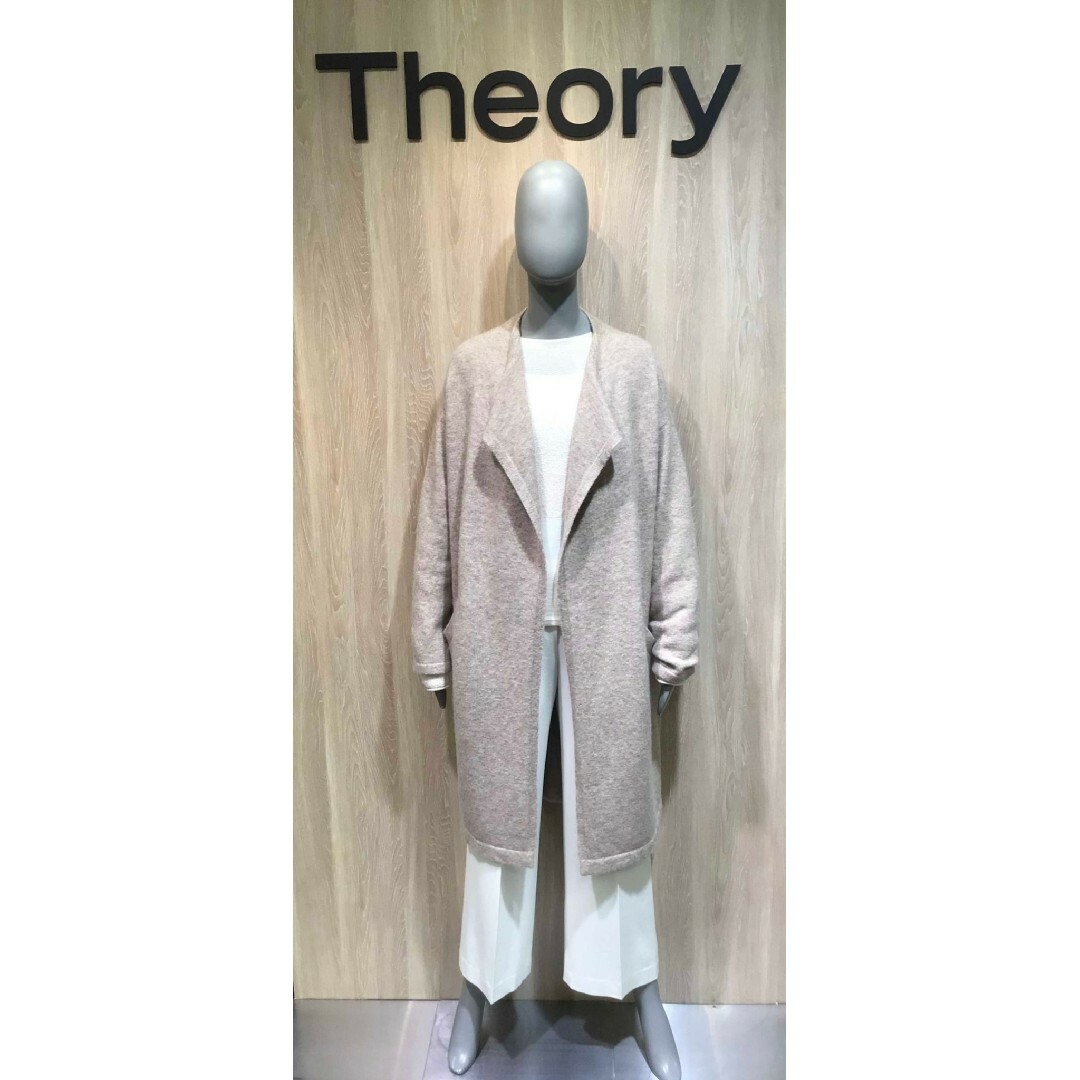 theory - theory ロングニットコートの通販 by ako's shop｜セオリー ...