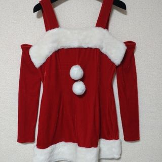 クリスマス　サンタ　コスプレ　コスチューム(ミニワンピース)