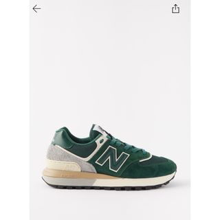 ニューバランス(New Balance)のNEW BALANCE ニューバランス スニーカー 574 スエード 緑 新品(スニーカー)