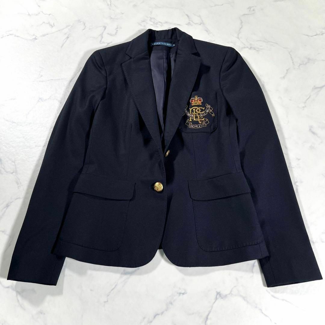 Ralph Lauren - 【極美品】RALPH LAUREN 金ボタン シングル紺ブレザー ...