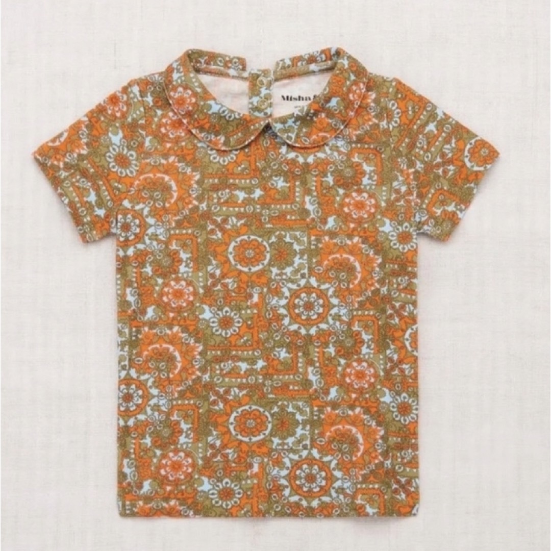 Misha & Puff Collar Tee  TARRAGON 2Yキッズ服男の子用(90cm~)