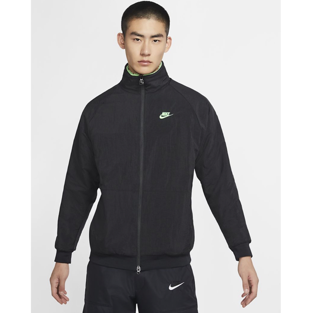 NIKE(ナイキ)のナイキ　NIKE フルジップ　スウッシュ　ジャケット　フリース  アウター　新品 メンズのジャケット/アウター(ナイロンジャケット)の商品写真