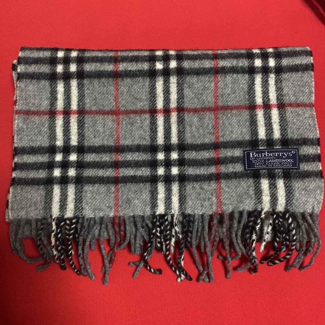 BURBERRY(バーバリー)のBurberrys バーバリーズ　イングランド製 ノバチェック ウールマフラー メンズのファッション小物(マフラー)の商品写真