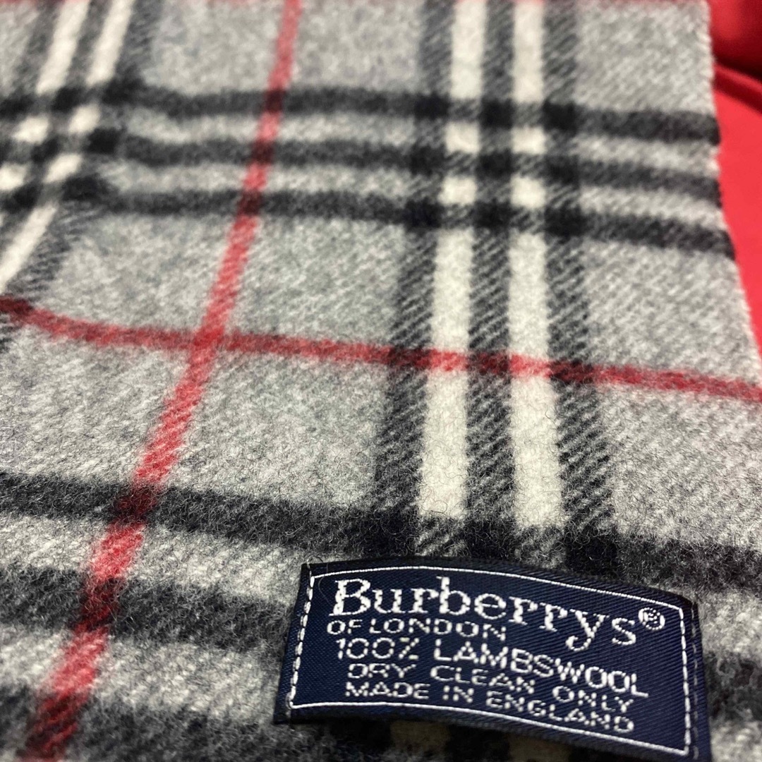 BURBERRY(バーバリー)のBurberrys バーバリーズ　イングランド製 ノバチェック ウールマフラー メンズのファッション小物(マフラー)の商品写真
